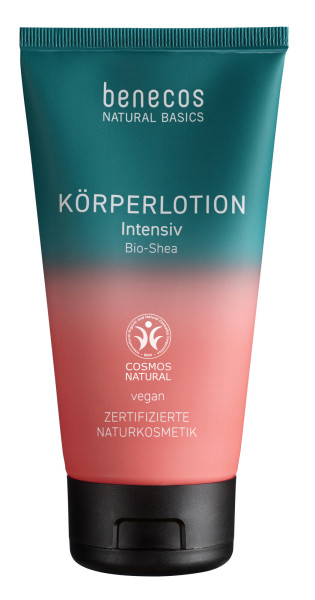 benecos Natural Basics Körperlotion Intensiv Bio-Shea 150 ml – Produktabbildung 1