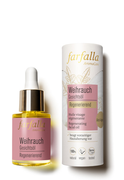 Gesichtsöl Weihrauch, regenerierend, 15ml von farfalla – Produktabbildung 1