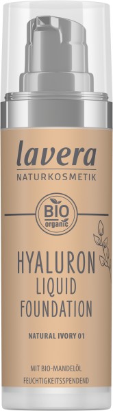lavera Hyaluron Liquid Foundation Natural Ivory 01 30 ml