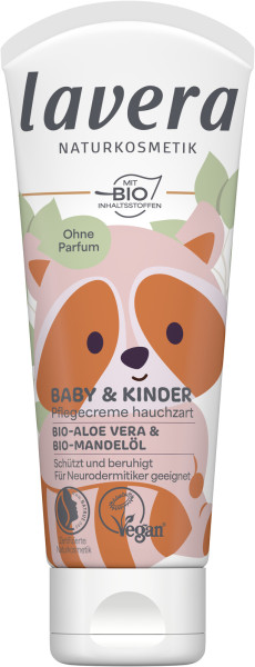 Baby & Kinder Pflegecreme hauchzart 75 ml von lavera – Produktabbildung 1