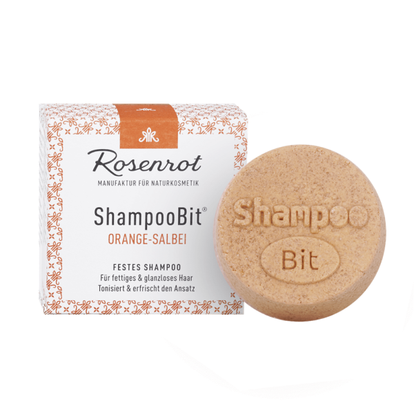Festes Shampoo Bit® Orangen-Salbei 55 g von Rosenrot