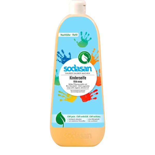 Sodasan Kinderseife Nachfüllung 3 l (3x1l)