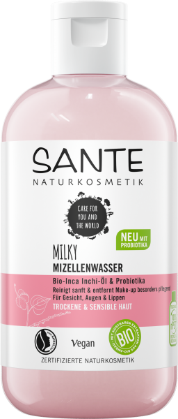 Sante Milky Mizellenwasser Bio-Inca-Inchi-Öl & Probiotika 200 ml