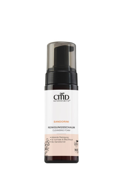 Sandorini Reinigungsschaum / Cleansing Foam 150 ml von CMD Naturkosmetik – Produktabbildung 1