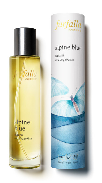 alpine blue, natural eau de parfum, 50ml von farfalla – Produktabbildung 1