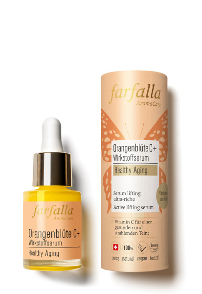 Orangenblüte C+ Wirkstoffserum, Healthy Aging, 15ml von farfalla – Produktabbildung 1