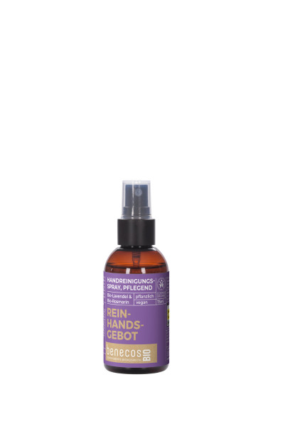 benecosBio Handreinigungsspray - REINHANDSGEBOT 75 ml – Produktabbildung 1