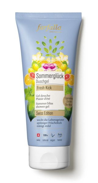 Sommerglück Duschgel, 200ml von farfalla – Produktabbildung 1