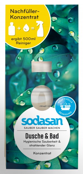 Sodasan Wasch- und Reinigungsmittel Dusche & Bad Nachfüll-Konzentrat 100 ml