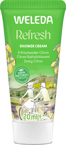 WELEDA Refresh Shower Cream Citrus 20 ml – Produktabbildung 1