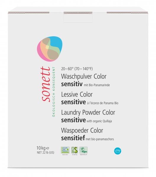 SONETT Waschpulver Color sensitiv 20–60 °C 10 kg