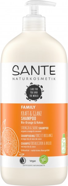 Sante FAMILY Kraft & Glanz Shampoo Bio-Orange & Kokos 950 ml