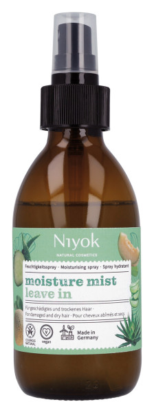 moisture mist leave in, Feuchtigkeitsspray 200 ml von Niyok – Produktabbildung 1