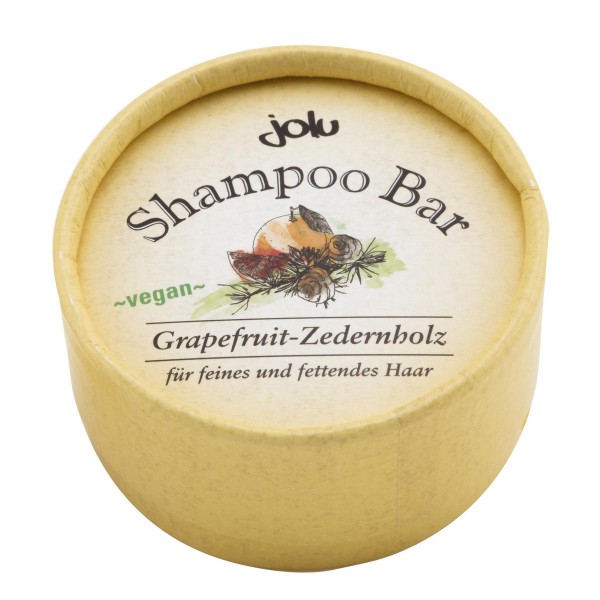 jolu Naturkosmetik Shampoo Bar Grapefruit Zedernholz 50 g