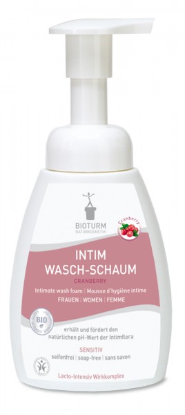 BIOTURM Intim Wasch-Schaum Cranberry 250 ml