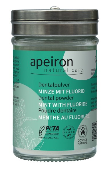 Apeiron Auromère Dentalpulver Minze + Fluorid 40 g