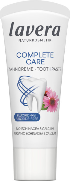 REISEGRÖßE ZAHNCREME COMPLETE CARE FLUORIDFREI 20 ml von lavera – Produktabbildung 1