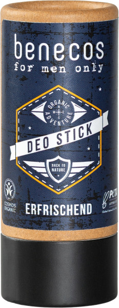 benecos for men only Deo Stick 40 g – Produktabbildung 1