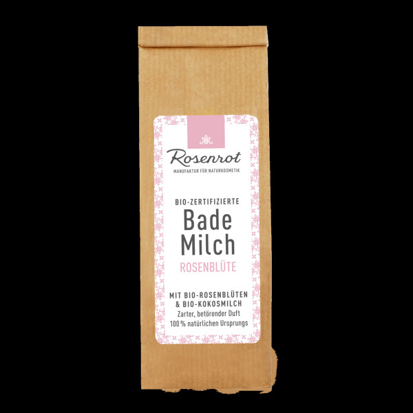 Bademilch Rosenblüte 150 g von Rosenrot Naturkosmetik – Produktabbildung 1
