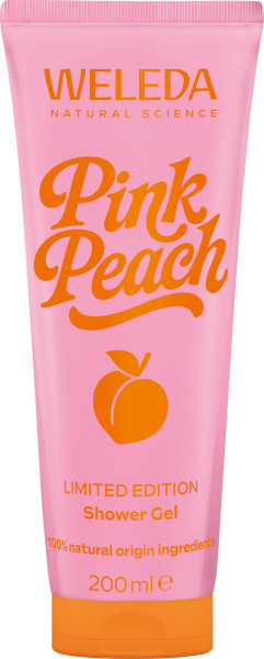 WELEDA Pink Peach Shower Gel 200 ml – Produktabbildung 1