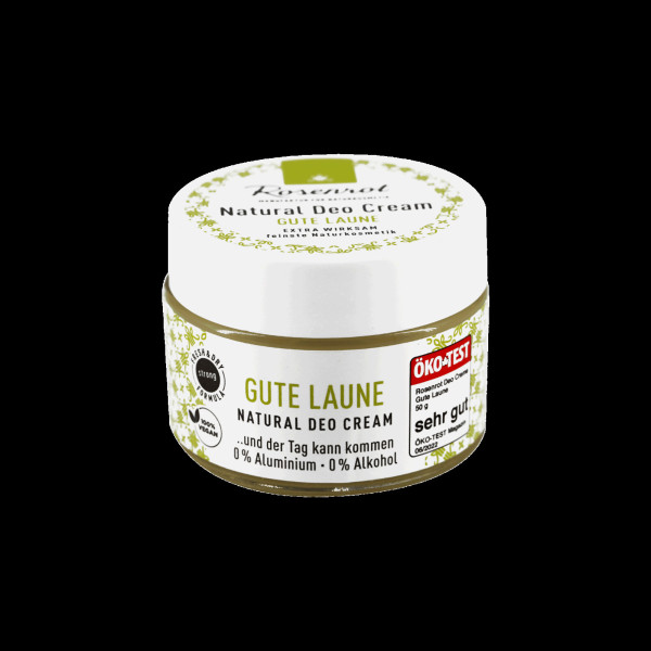 Deo Creme Gute Laune - vegan (100% natural) 50 g von Rosenrot Naturkosmetik – Produktabbildung 1