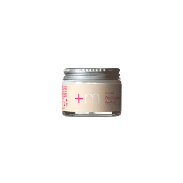 i+m Grapefruit Deo Creme Zink Kokos 50 ml von i+m NATURKOSMETIK BERLIN – Produktabbildung 1