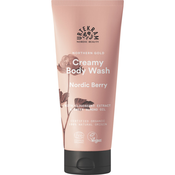 Urtekram Nordic Berry Creamy Body Wash 200 ml – Produktabbildung 1