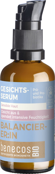 benecosBIO Gesichtsserum Prä- & Probiotisch BALANCIERER:IN 50 ml – Produktabbildung 1