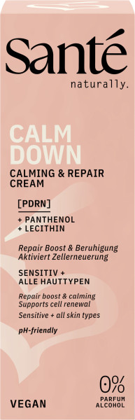 Santé naturally. Calm Down Calming & Repair Cream 50 ml von Sante – Produktabbildung 1