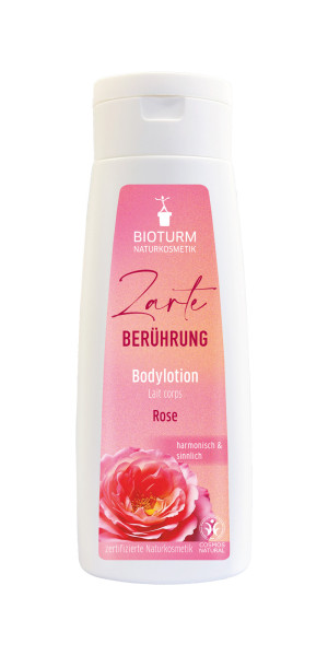 Zarte Berührung - Bodylotion Rose 200 ml von BIOTURM – Produktabbildung 1