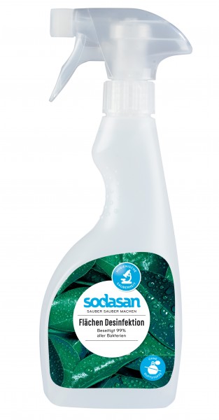 Sodasan Wasch- und Reinigungsmittel Flächen Desinfektion mit Sprayer 0.5 l
