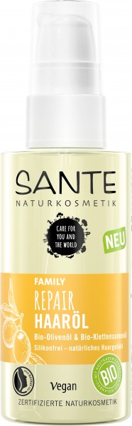 SANTE Repair Haar-Öl Bio-Olivenöl & Bio-Klettensamenöl 75 ml
