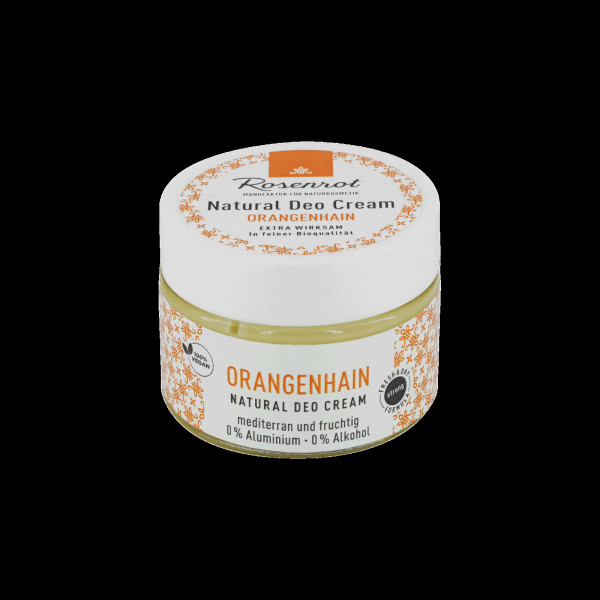 Deo Creme Orangenhain - vegan (100% natural) 50 g von Rosenrot Naturkosmetik – Produktabbildung 1