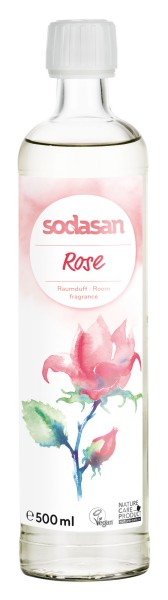 Sodasan Wasch- und Reinigungsmittel Raumduft senses Rose Nachfüller 500 ml