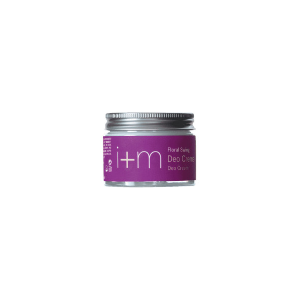i+m Floral Swing Deo Creme Kokos Zink 30 ml von i+m NATURKOSMETIK BERLIN – Produktabbildung 1