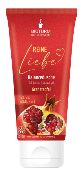 Reine Liebe - Balancedusche Granatapfel 200 ml von BIOTURM – Produktabbildung 1