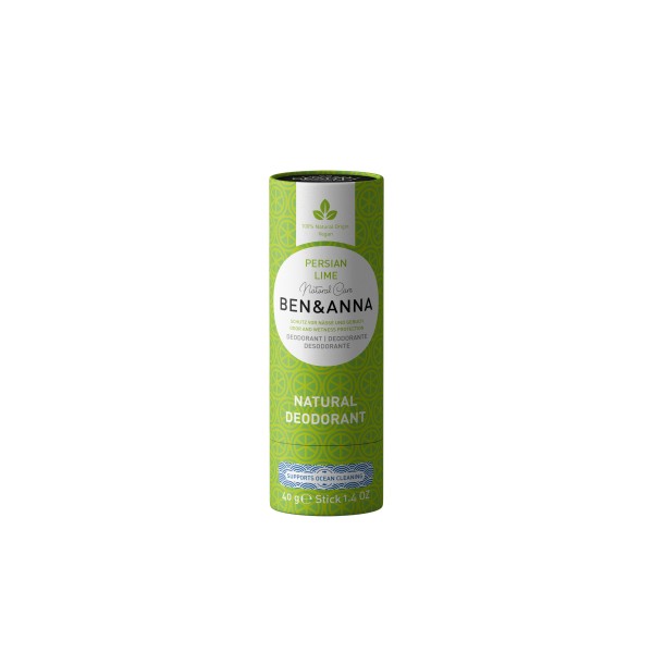 Ben&Anna Natural Care Papertube Deodorant Persian Lime 40 g