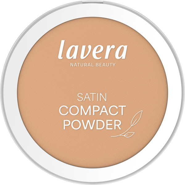 Satin Compact Powder -Medium Sand 04- 10 g von lavera – Produktabbildung 1