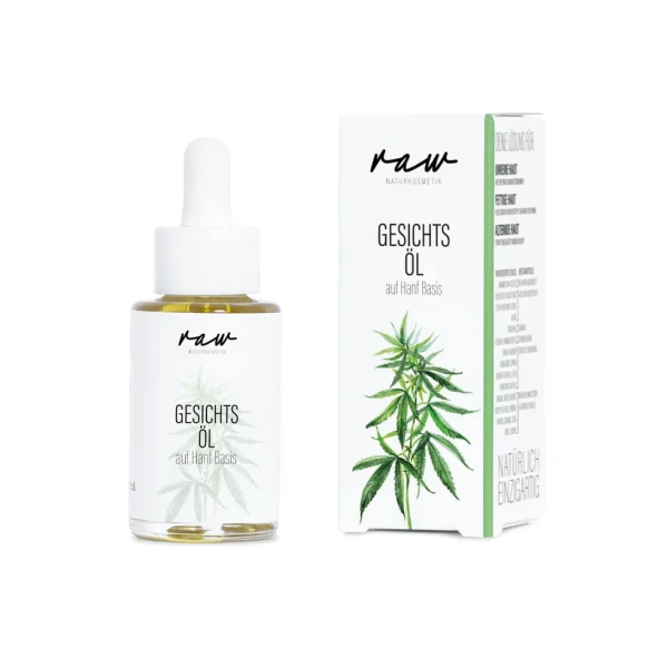 Gesichtsöl Hanf 30 ml raw NATURKOSMETIK