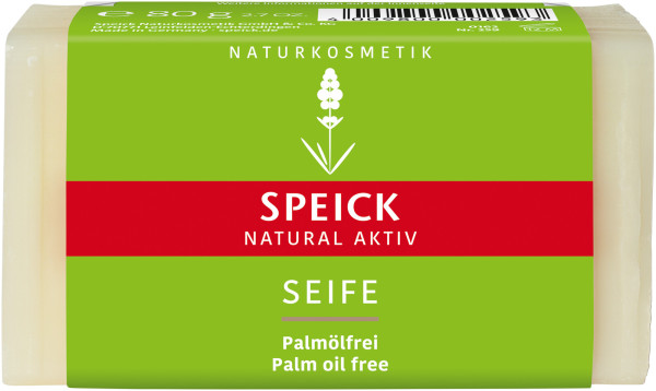 Speick Natural Aktiv Seife, Palmölfrei 80 g – Produktabbildung 1