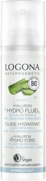 Logona CLASSIC Hyaluron Hydro Fluid Bio-Aloe Vera & Hyaluronsäure 30 ml