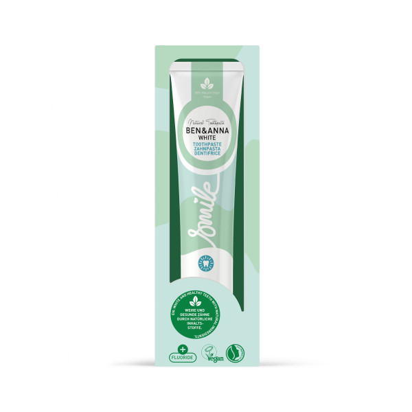 Ben & Anna Alutube Toothpaste "White" 75ml von Ben&Anna Natural Care – Produktabbildung 1