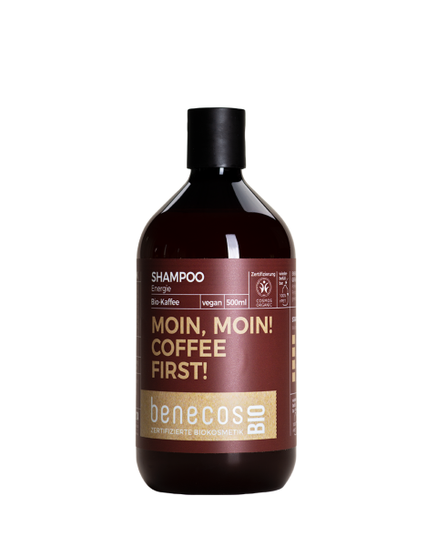 benecos Shampoo Energie BIO-Kaffee MOIN MOIN COFFEE FIRST 0,5 l