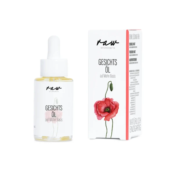 Gesichtsöl Mohn 30 ml raw NATURKOSMETIK