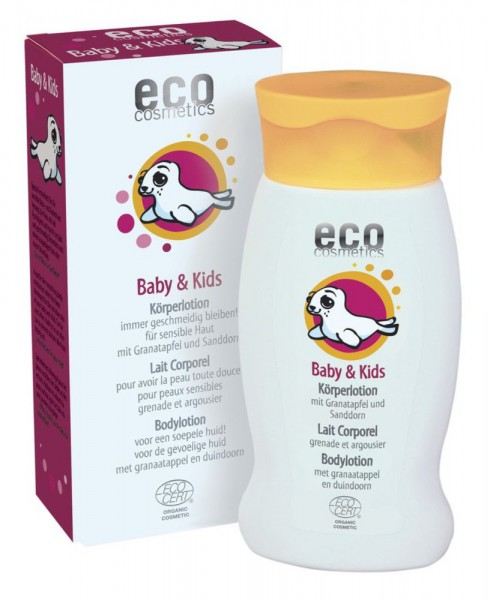 eco cosmetics Baby & Kids Körperlotion mit Granatapfel und Sanddorn 200 ml