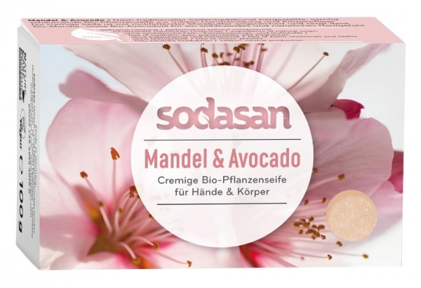 Sodasan Seife Mandel & Avocado 100 g