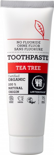 Urtekram Tea Tree Toothpaste ohne Fluorid 75 ml