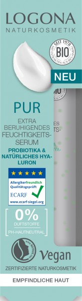 Logona PUR Extra beruhigendes Feuchtigkeits-Serum 50 ml