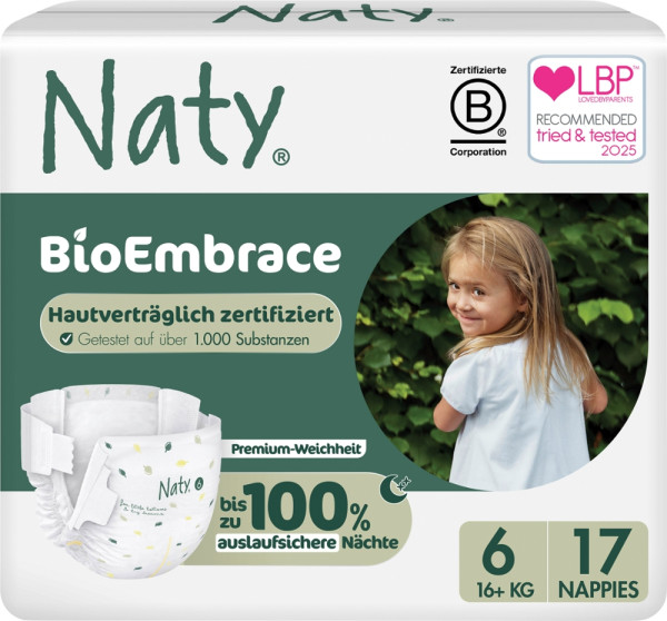Eco by Naty Windelhöschen Pull on Pants, Gr. 6, 72 St. (4x18 Stck)