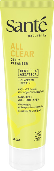 All Clear Jelly Cleanser [Centella Asiatica] + Glycerin + Betain 150 ml von Sante – Produktabbildung 1